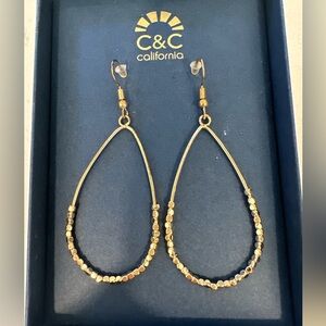 C & C California beaded hoops